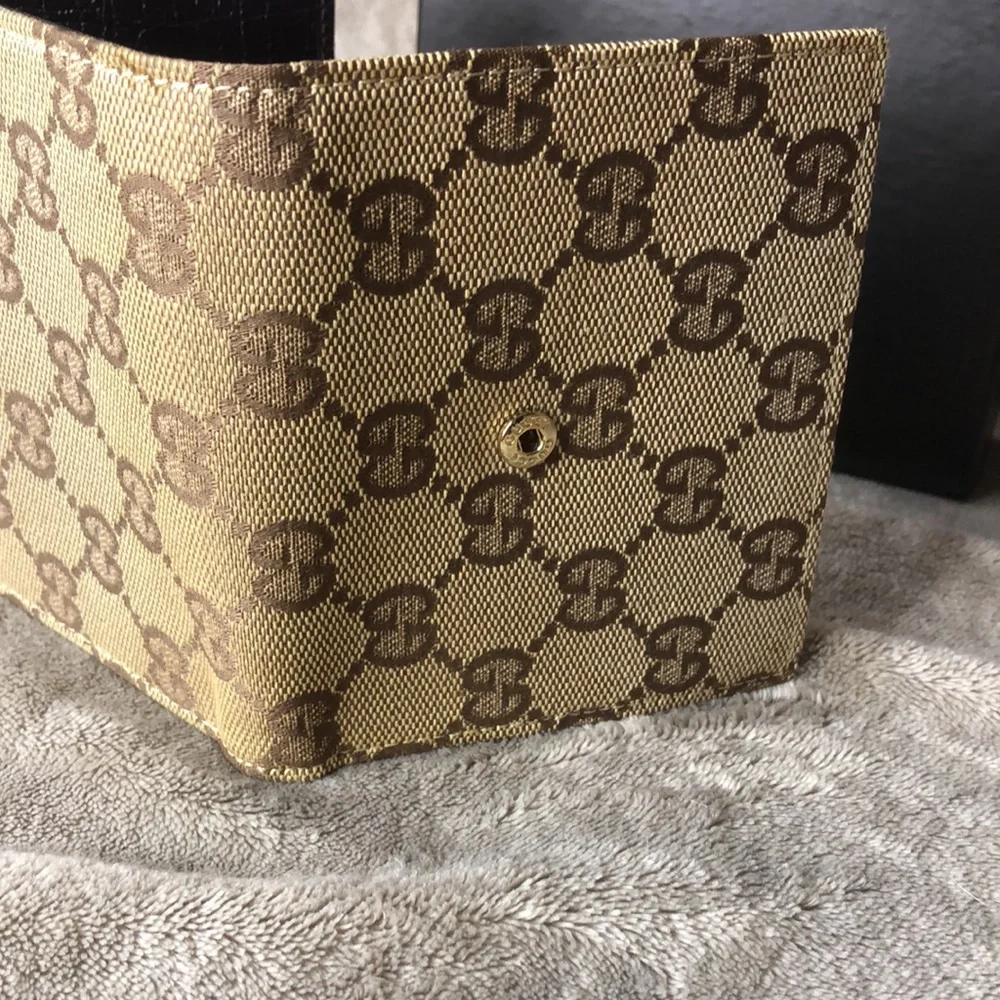 GUCCI GG Sherry Line Horsebit Trifold Wallet COMES WITH GUCCI BOX - Picture 11 of 17